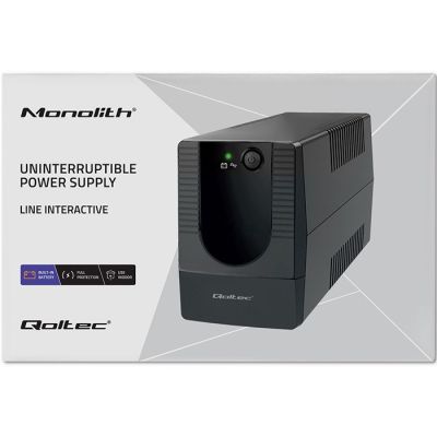 10. QOLTEC USV Line Interactive | Monolithisch | 1000 VA | 600 W