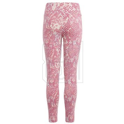 3. adidas Essentials Future Icons Allover Print Tights Jr IC0095 Hose