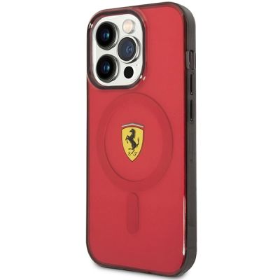 2. Ferrari FEHMP14XURKR iPhone 14 Pro Max 6,7" rot/rot Hardcase Translucent Magsafe