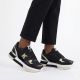 6. Damen-Sportschuhe aus Leder, schwarz, Kobbo 100102