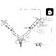 4. BLOW LCD TV HQ GRIFF 17"-32" FÜR SCHREIBTISCH MIT DOPPELGELENK