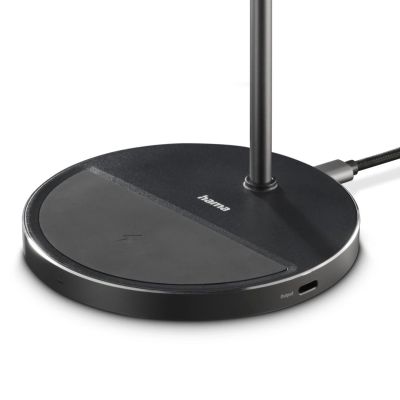 5. Hama 00201738 Handy-Ladegerät für Kopfhörer und Smartphones, Schwarz, USB, kabellos, Schnellladefunktion, intern