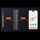 6. Meatmeet Pro intelligentes Küchenthermometer mit Bluetooth/WLAN-App, geeignet für Grill, Backofen und Smoker – Schwarz