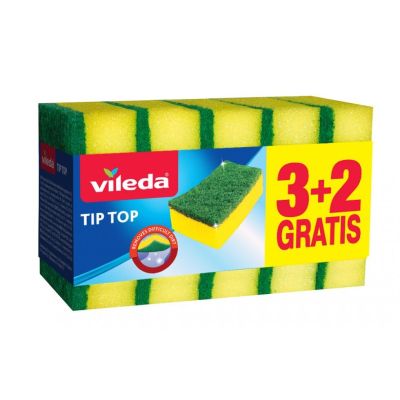4. Vileda Tip-Top Scheuerschwamm 5 Stück.