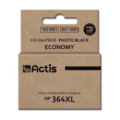 Actis KH-364PBKR Tinte (ersetzt HP 364XL CB322EE; Standard; 12 ml; Schwarz, Foto)