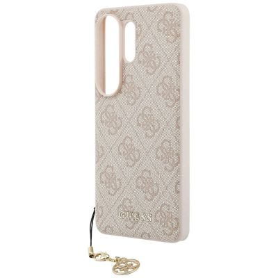 5. Guess 4G Classic Logo Charm MagSafe Hülle für Samsung Galaxy S26 Ultra – Pink