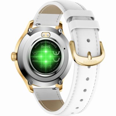 10. Smartwatch Gravity Weißgold 2 Armbänder GT25-2 PRO