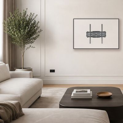 10. MACLEAN TV-WANDHALTERUNG 32-70'' max. VESA 400x400, 32-70", bis zu 40 kg, schwarz, Neigungsverstellung +12°~-12°