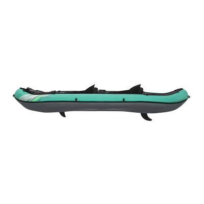 17. Bestway 65052 / 24 Sport Kajak 2-Sitzer Schwarz, Grün, Grau, Mint Acrylnitril-Butadien-Styrol (ABS), Nylon, Polyester, Polypropylen (PP), Polyvinylchlorid (PVC) Aufblasbares Kajak