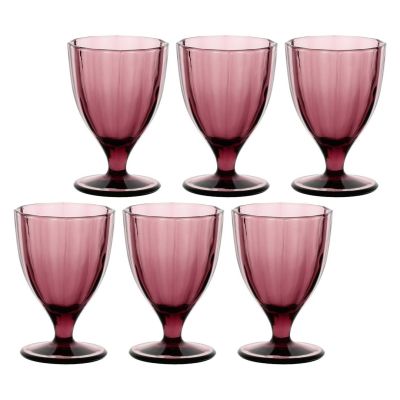 Set mit 6 Amami-Gläsern – Lila, 300 ml