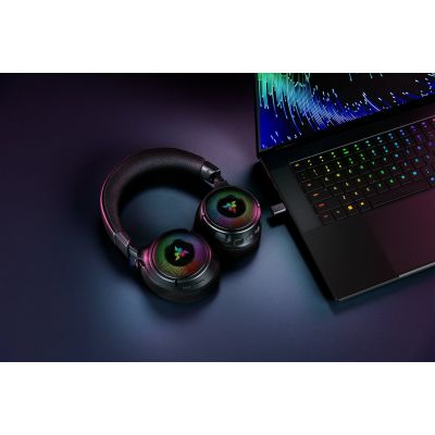 2. Razer Kraken V4 Kabelloses Gaming-Headset mit Bügel, USB Typ-A, Bluetooth, Schwarz