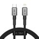 Tech-Protect UltraBoost DNA USB-C / Lightning PD27W/3A Kabel 100 cm – grau