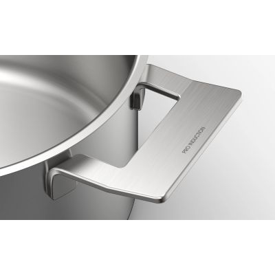 6. BOSCH HEZ9SE040 Topfset – 3 Töpfe mit Deckel + Bratpfanne
