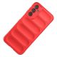 12. Magic Shield Case für Samsung Galaxy A24 4G flexible Panzerhülle rot