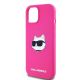 6. Karl Lagerfeld Silikon Choupette Head MagSafe Hülle für iPhone 15 Plus / 14 Plus – Rosa