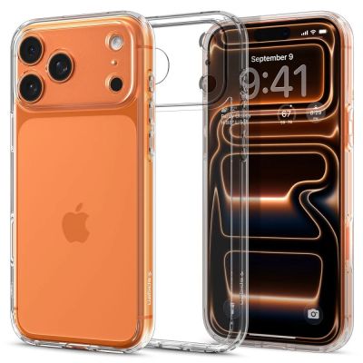 6. Spigen Ultra Hybrid Case für iPhone 17 Pro - Transparent