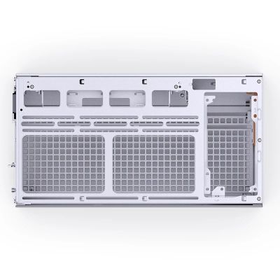 10. Jonsbo D32 STD PC-Gehäuse, Weiß, Mini-Gehäuse, mATX, gehärtetes Glas – Weiß