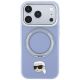 3. Karl Lagerfeld Hülle mit Ringständer, 360°-Kopf-Pin und MagSafe-Funktion für iPhone 18 Pro / 17 Pro – Hellblau