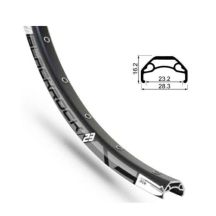 Felge RODI BLACKROCK 27,5'' 584x23 schwarz 32 Löcher