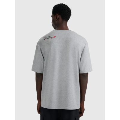 2. Oversize-T-Shirt für Herren mit Aufdruck, Größe 4F 4FRAW25TTSHM3257-27M