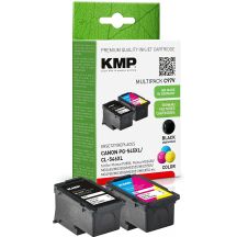 KMP C97V Tintenpatrone, 2 Stück. Ersatzpatronen mit hoher (XL) Reichweite, Schwarz, Cyan, Magenta, Gelb