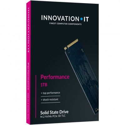 3. M.2-SSD 1 TB InnovationIT PerformanceQ NVMe PCIe 3.0 x4 Bulk