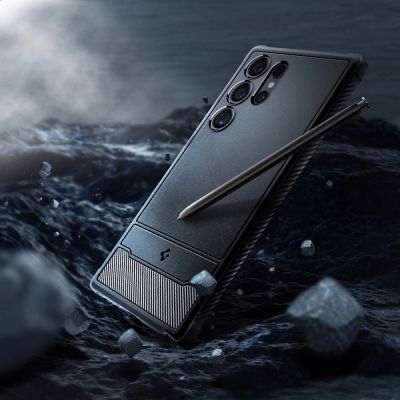 6. Spigen Rugged Armor Hülle für Samsung Galaxy S24 Ultra – mattschwarz