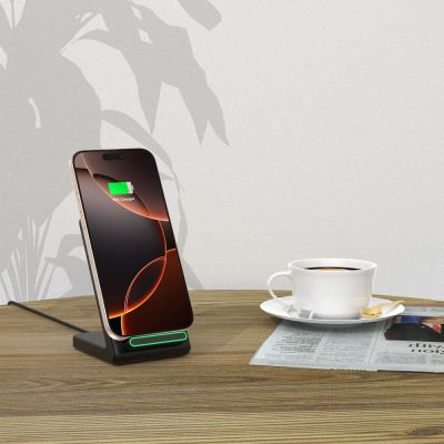 9. Tech-Protect QI15W-A40 Kabelloses Ladegerät - Schwarz