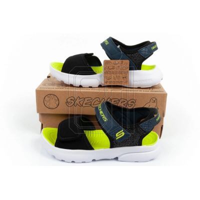 11. Skechers Jr. 406512L/BKLM Sandalen