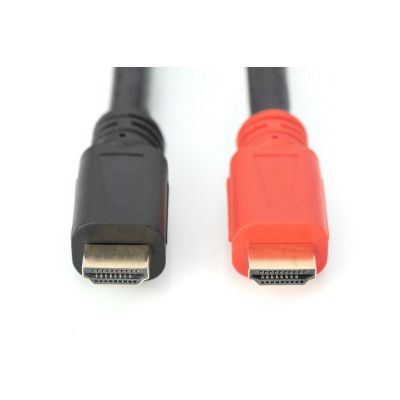 2. DIGITUS HDMI 1.4 High Speed 1080p60Hz FHD Verstärker-Anschlusskabel, Schwarz, 30 m
