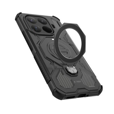 5. Tech-Protect TacticStand MagSafe Hülle für Xiaomi 15T Pro - Schwarz