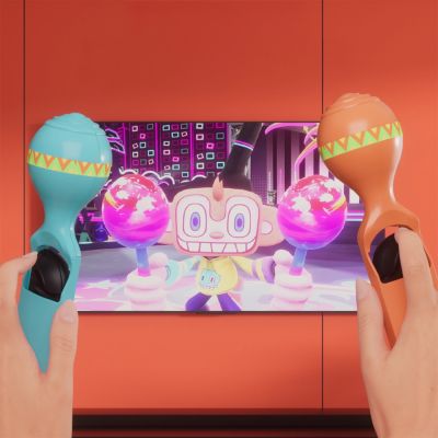 44. Nintendo Switch 23-in-1 Familien-Zubehörpaket 2 – Orange-Blaues Set