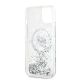 7. Karl Lagerfeld Liquid Glitter Choupette Head MagSafe Hülle für iPhone 15 Plus / 14 Plus – Transparent