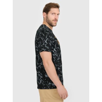 3. Herren-T-Shirt mit Aufdruck, regulär, Größe 4F 4FRAW25TTSHM3379-20A