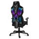 3. Huzaro Combat 6.2 Schwarzer RGB-Gaming-Stuhl
