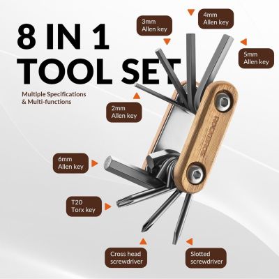 2. Rockbros 8-in-1 Multitool