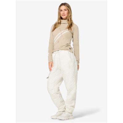2. Damen-Longsleeve mit Stehkragen SUPER.NATURAL W KRYSSEDE SKI ROLL NECK beige