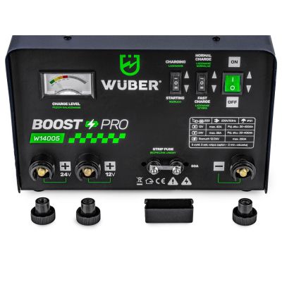 4. Batterieladegerät mit Starthilfe 40 A 12 V/24 V W14005 WUBER