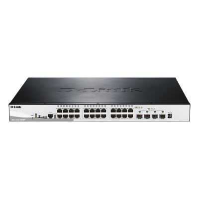 4. D-Link DGS-1510-28XMP/E 28-Port Stackable Switch