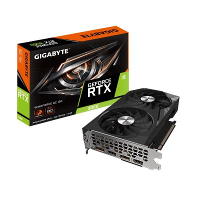7. Gigabyte GeForce RTX 3060 WINDFORCE OC 12GB Rev. 2.0 GDDR6 Grafikkarte