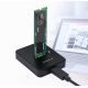 14. GEMBIRD M.2 SATA & NVMe SSD Dockingstation Schwarz