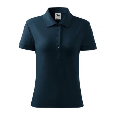 2. Malfini Cotton W MLI-21302 marineblaues Poloshirt