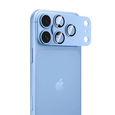 2. Tech-Protect Camfull Fit+ Hartglas für die Kamerainsel des iPhone 18 Pro Max – Hellblau