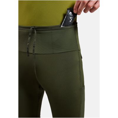 2. Herren-Tights-Shorts ODLO X-ALP TRAIL CARGO, grün