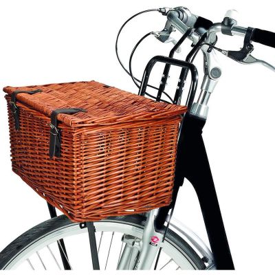 48. Fahrradkorb aus Weide für die vordere Fahrradausrüstung 45x30x25cm