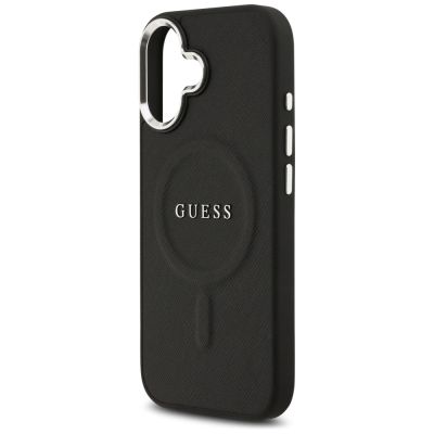 6. Guess Classic Logo MagSafe Case für iPhone 17 - Schwarz