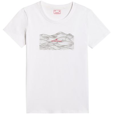 2. Damen-T-Shirt 4F F2785 weiß 4FWSS26TTSHF2785 10S
