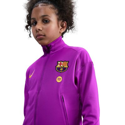 3. Nike FC Barcelona Strike Kinder-Trainingsanzug Lila und Schwarz HJ8027 552