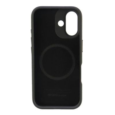 6. Audi Kunstleder MagSafe iPhone 16 6,1" schwarz/schwarz Hardcase AU-TPUPCMIP16-GT/D3-BK