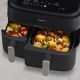15. Philips Fritteuse der Serie 5000 NA551/00, Doppelfritteuse, 9 l, autonom, 2750 W, Heißluftfritteuse, Schwarz/Silber